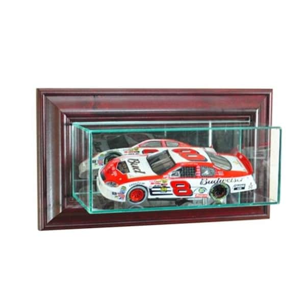 Perfect Cases Perfect Cases WMSNSCR-C Wall Mounted 1-24th Nascar Display Case; Cherry WMSNSCR-C - main